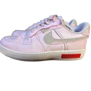 Nike Air Force One Pink Trainers Size 2Y Barbiecore